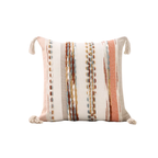 Boho Tufted Cushion Cover with Tassels