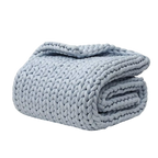 Thick Braided Knit Blanket