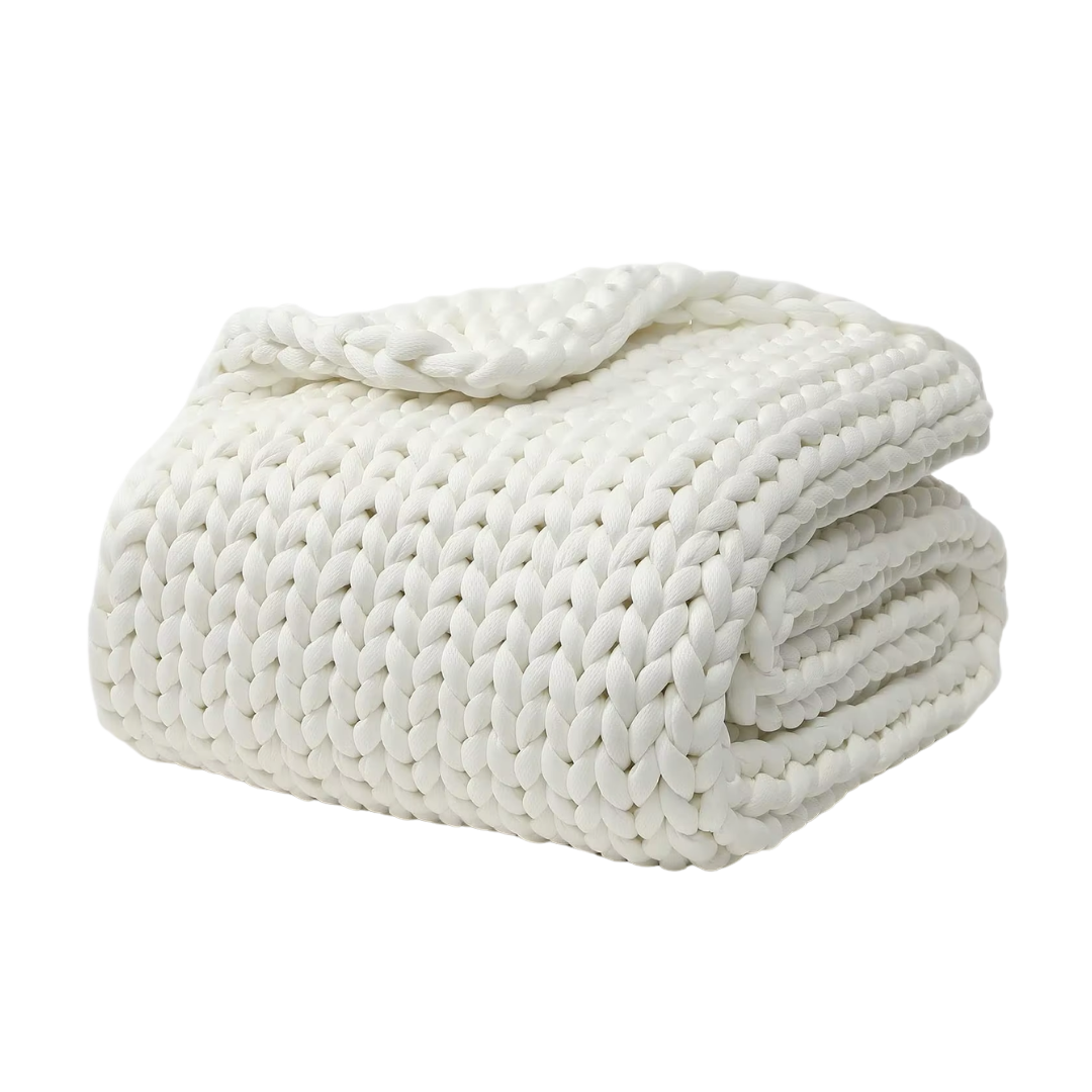 Thick Braided Knit Blanket