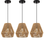 Boho Rattan Pendant Light