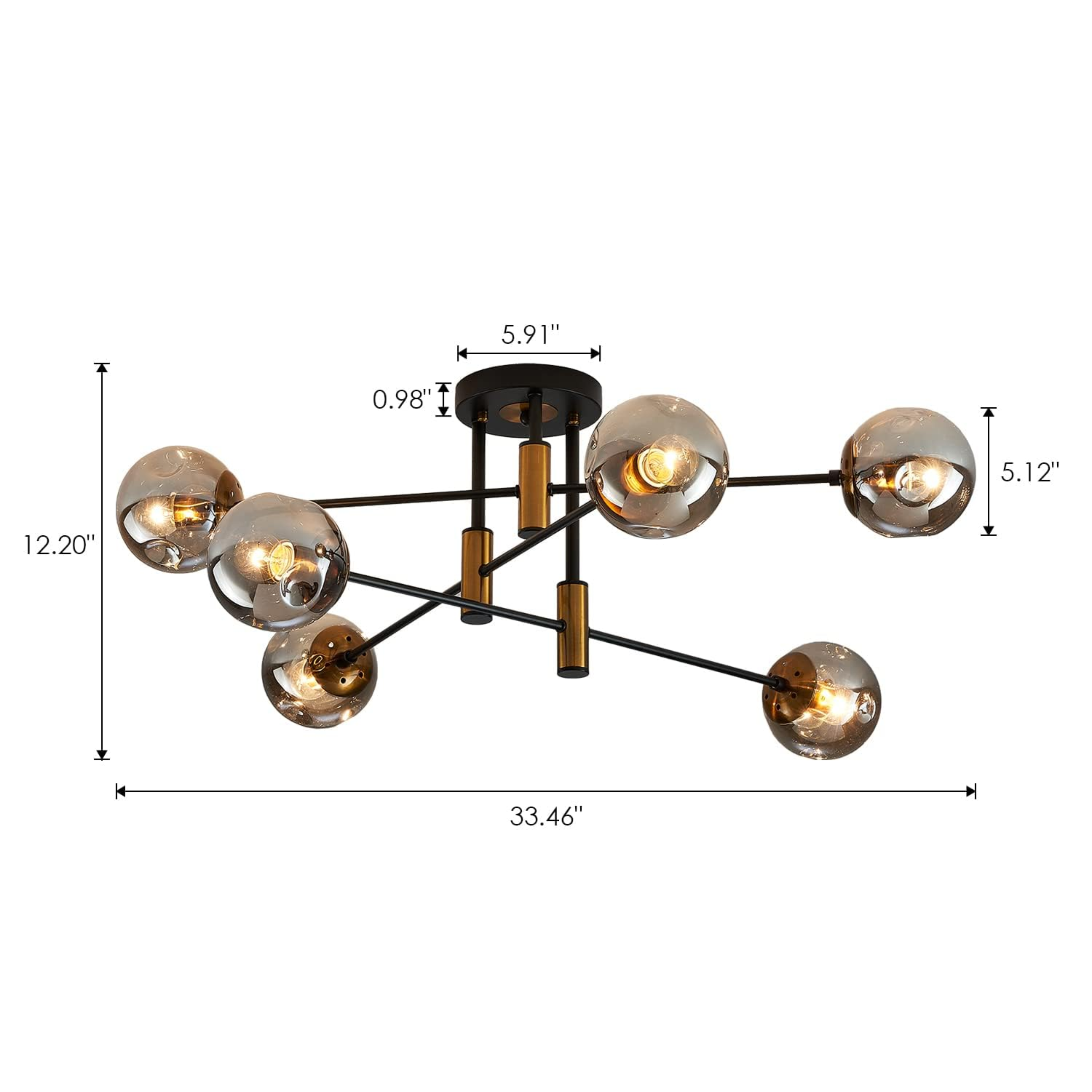 The Forge Sphere Chandelier