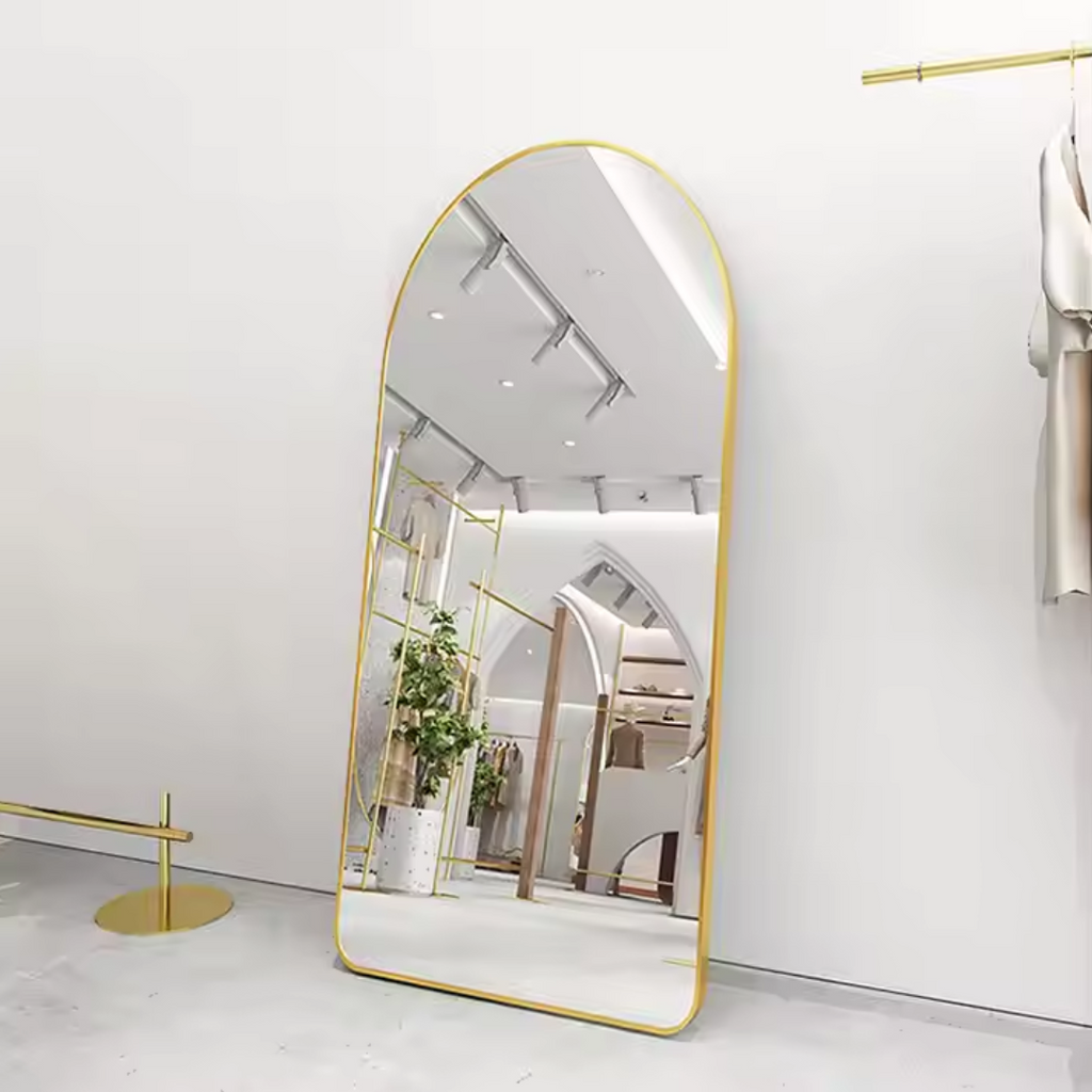 Elegant Gold Arch Mirror